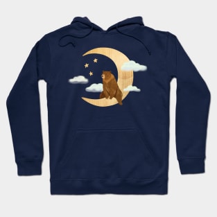 Bear On The Moon Hoodie